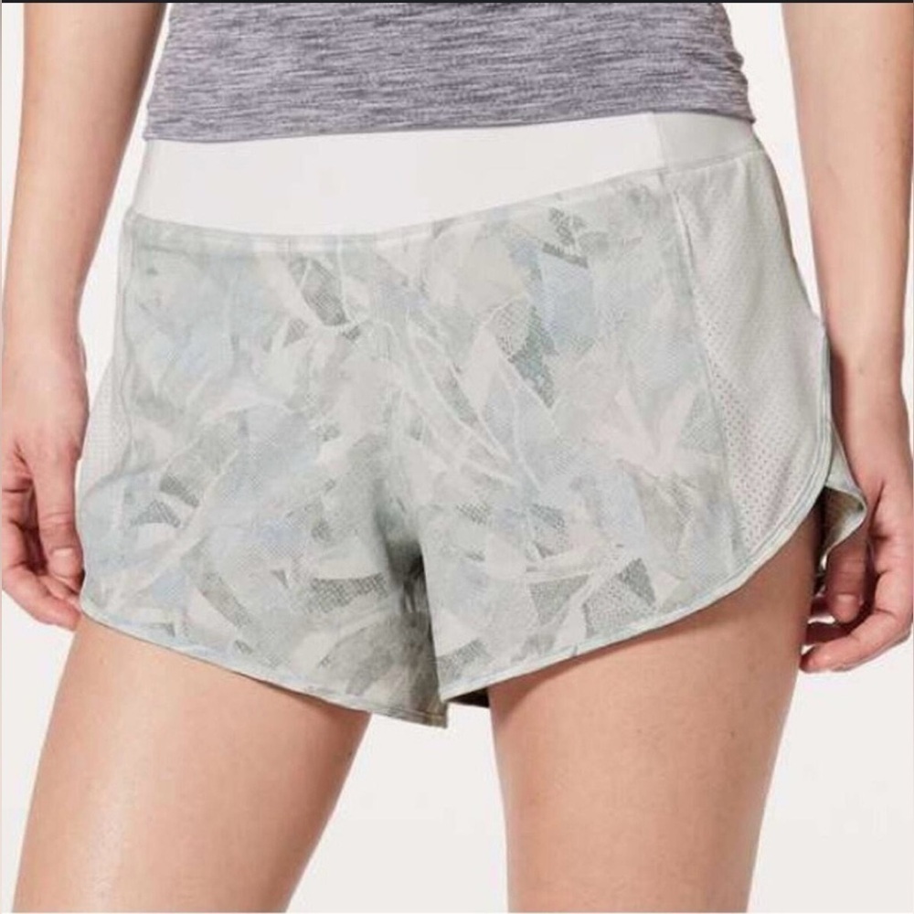 Lululemon Real Quick Shorts Perforated 3.5 inch Lined